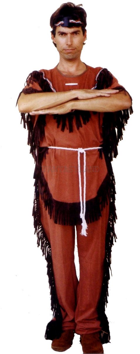 Native American Indian Brave Sm-Lg Rust