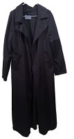 Western Black Long Coat with Vest Size 40"-42" Chest