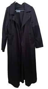 Western Black Long Coat with Vest Size 40"-42" Chest
