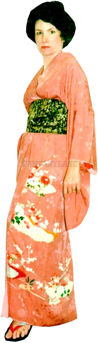 Japanese Kimono Lady Size Most