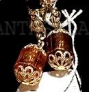 AMBER GOLDEN LANTERNS EARRINGS SARAH COVENTRY