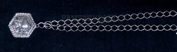 Silver Chain with Knight Pendant