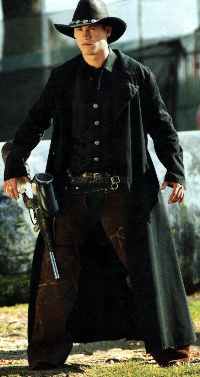 Westen Long Rider Cowboy Costume Size Small - Medium Black