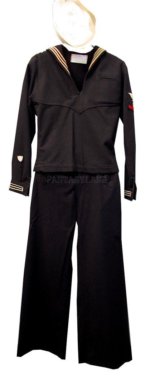 Sailor Top and Pants Black Sm-Med