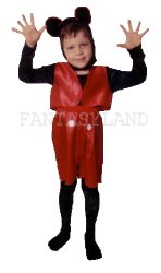 Cartoon Mouse Child Costume, Size 6