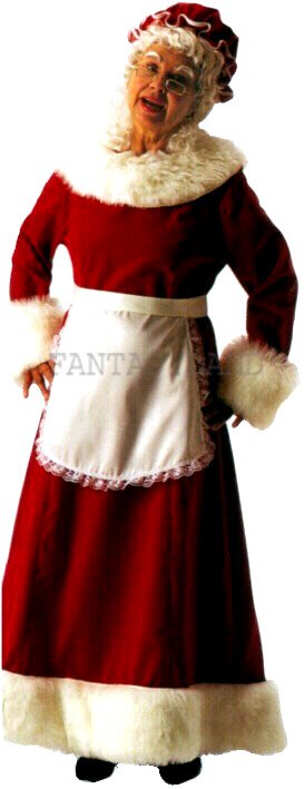Colonial Mrs. Claus Costume Size XXL - XXXXL Plus
