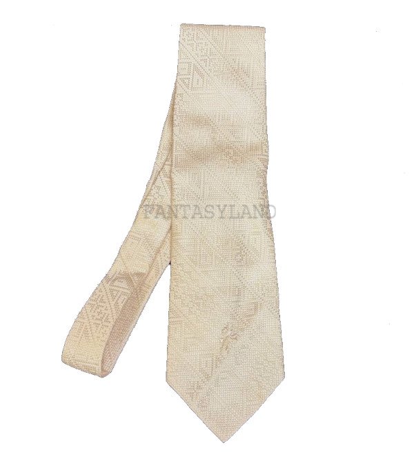 Gangster Creme Wide Tie