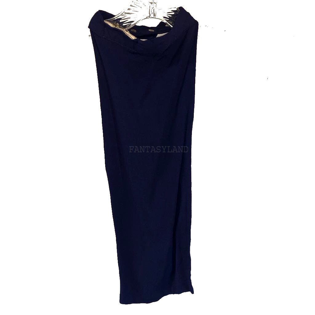 Navy Neckscarf with Neck Snaps