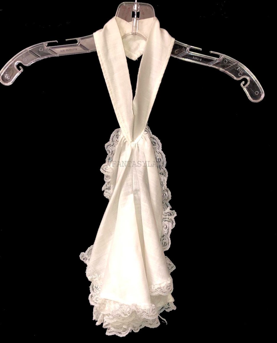 White Lace Cravat 18th Century