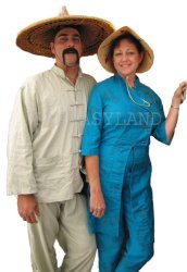 China Man Costume Size Md - XL