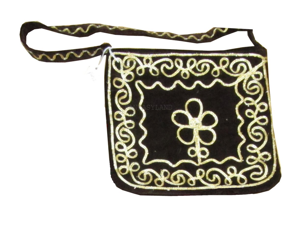 Brown Leather with Trim Purse