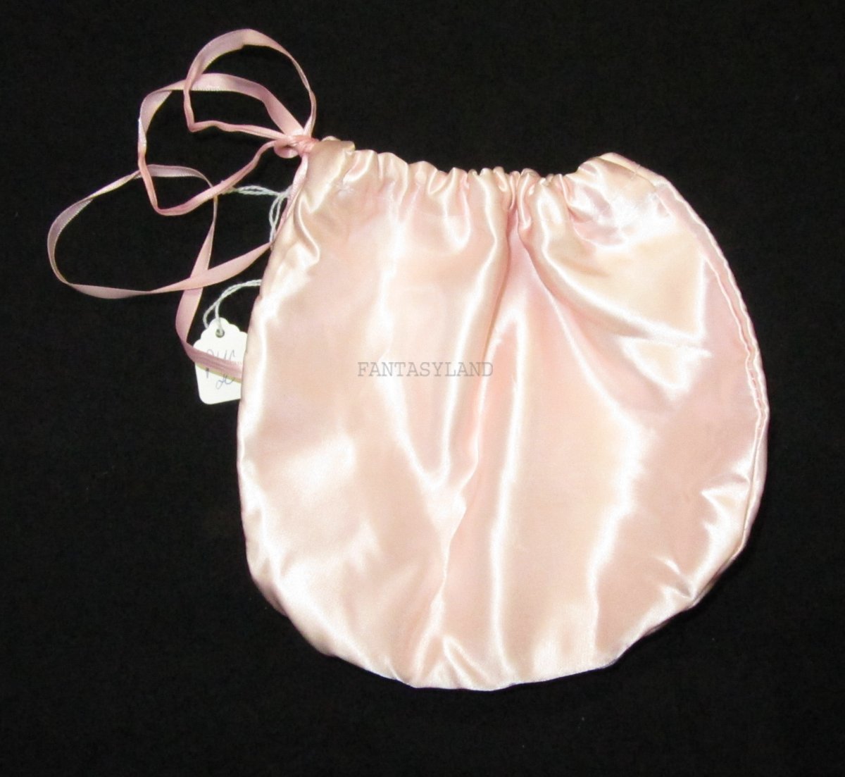 Pink Satin Drawsting Purse