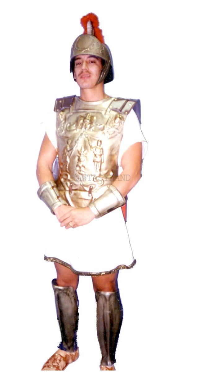 Roman Soldier Costume Gold Size Most
