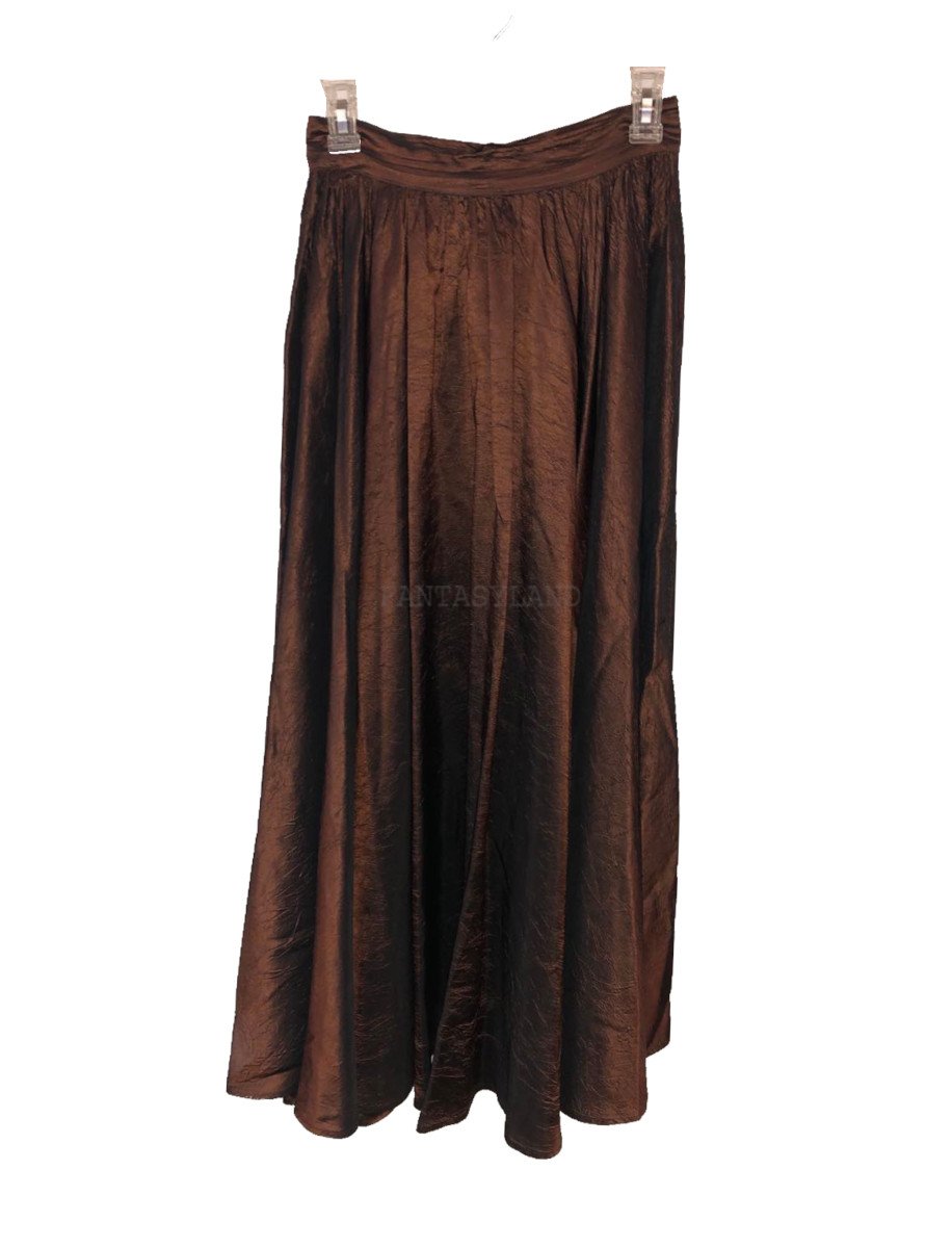 Brown Changeable Taffeta Skirt Size SM