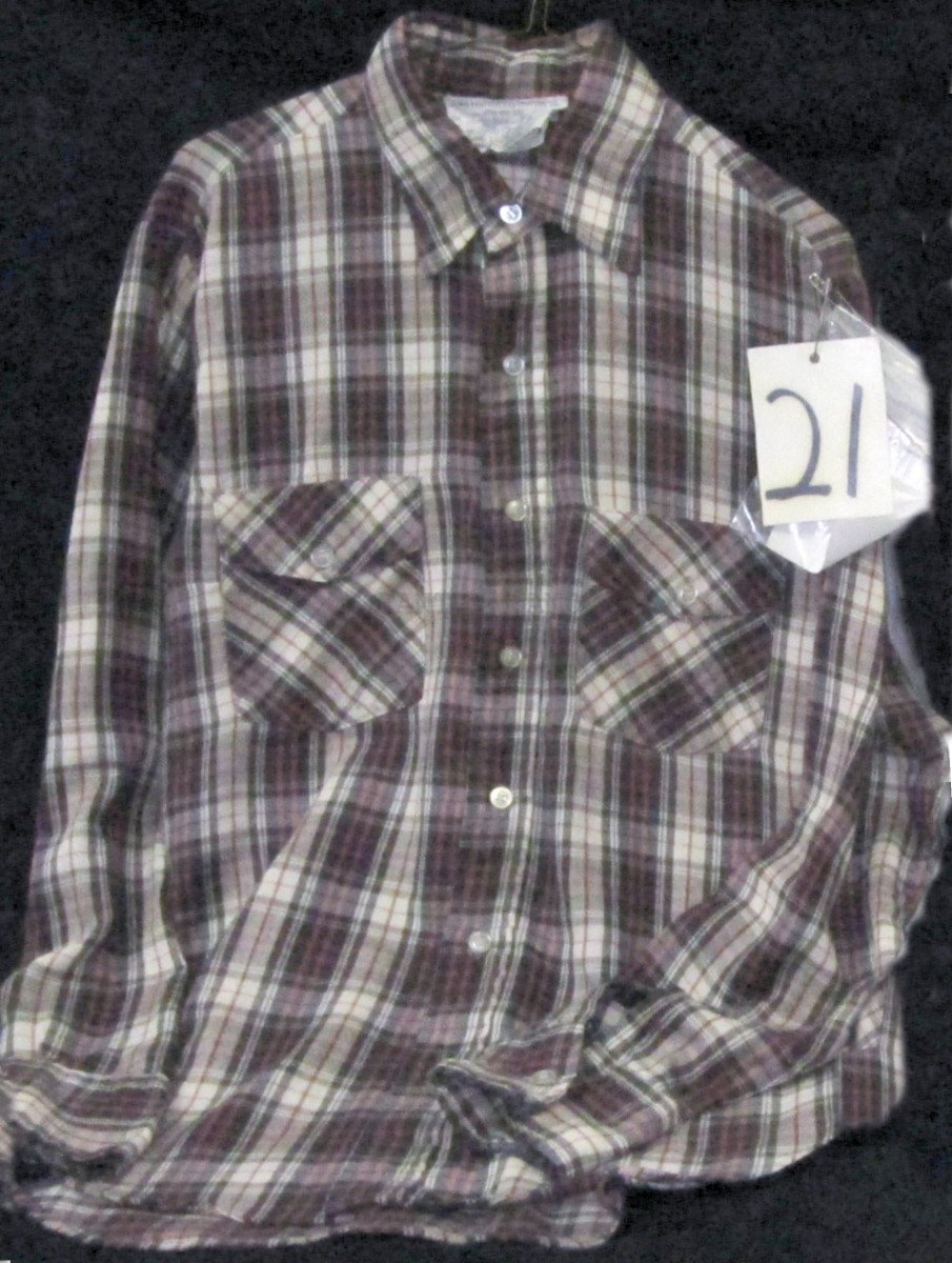 Plaid Western Shirt Med