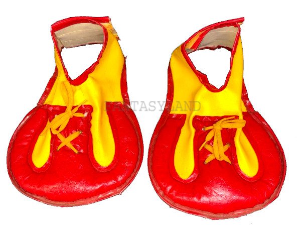 Red and Yellow Clown Shoes