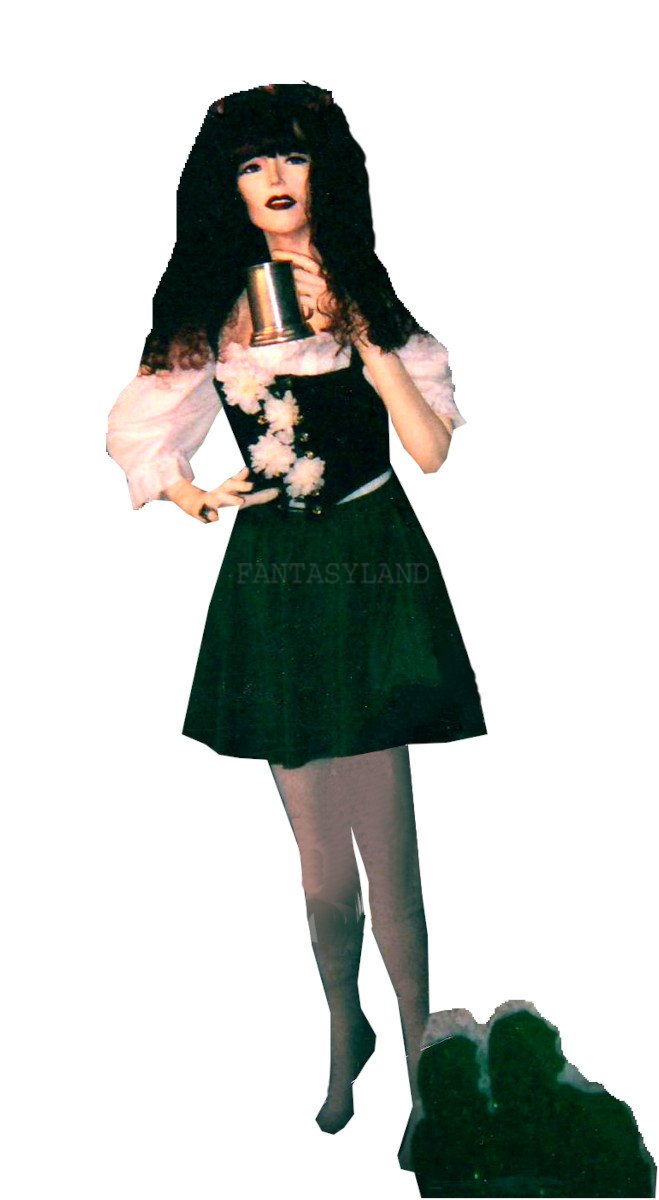 Tavern Maid Costume Size 14 MD
