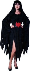 Witch Costume Flowing Sleeves Size Most