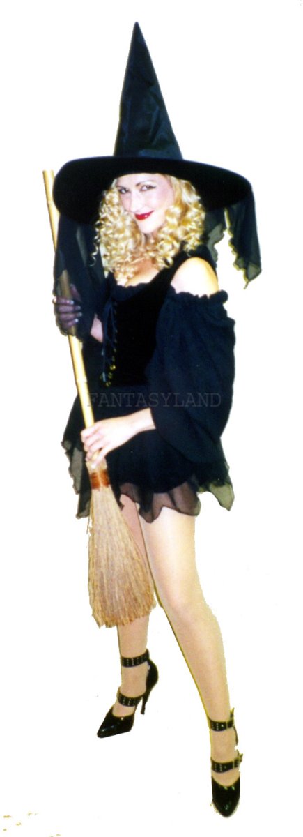 Sexy Witch Costume Size 4 - 6 SM - Click Image to Close