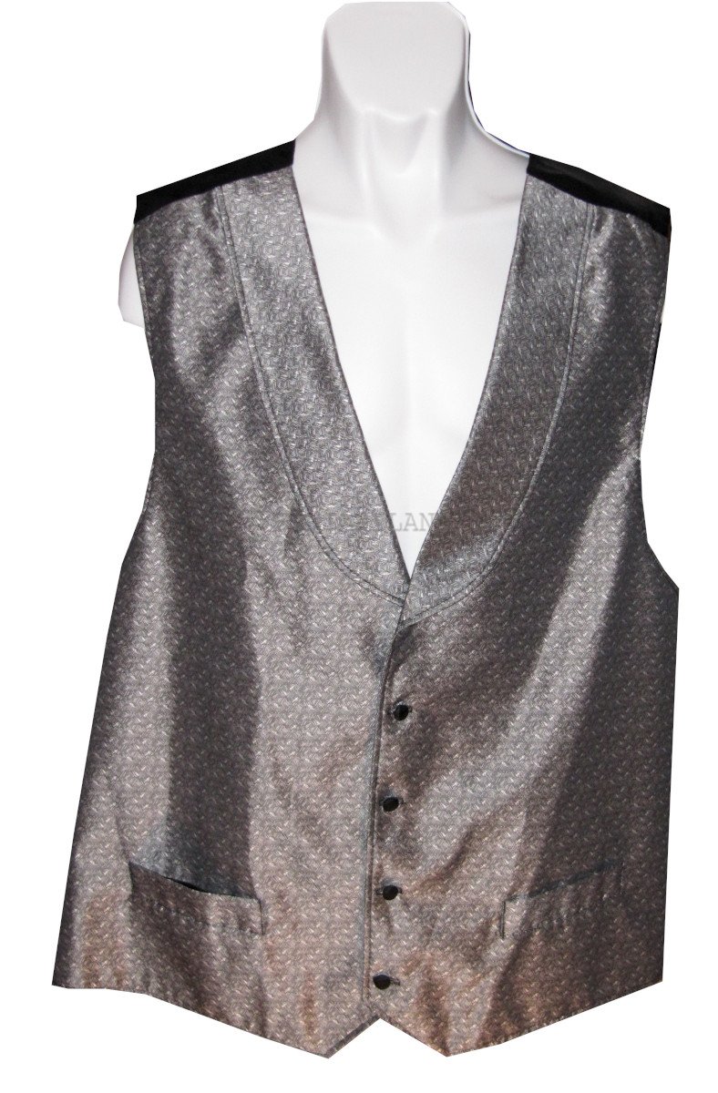 Silver Shimmer Vest Plus Size