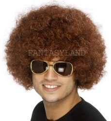 AFRO WIG - CHEAP Small - Medium Brown