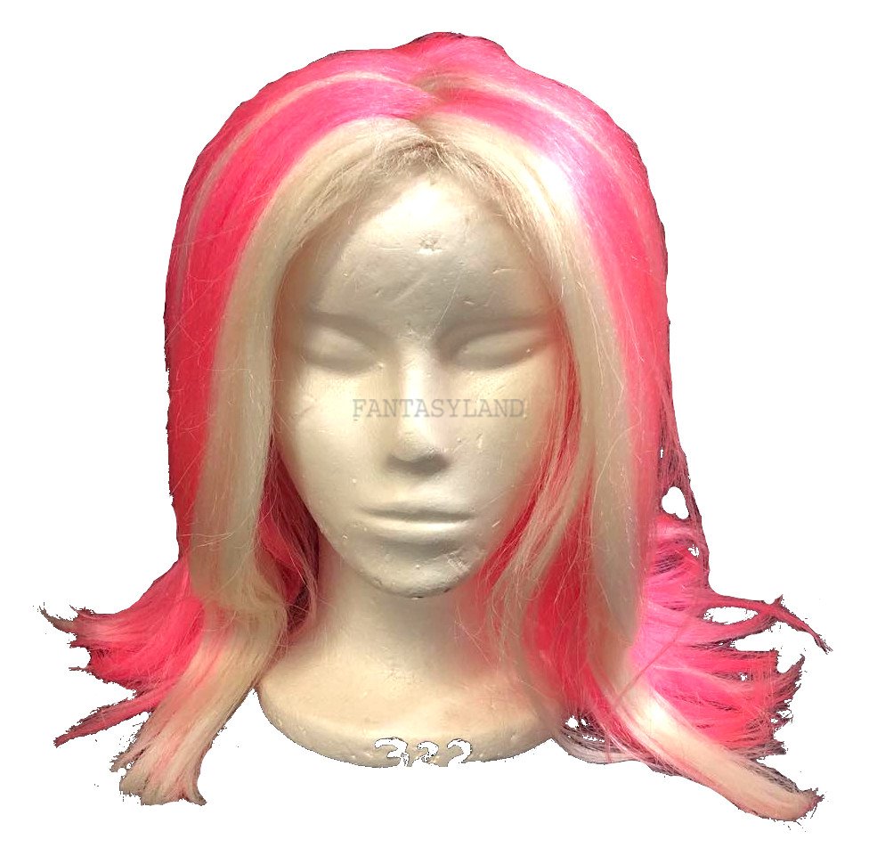 FESTIVAL WIG White/Pink