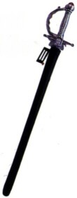 SWORD & SHEATH , 26" PLASTIC